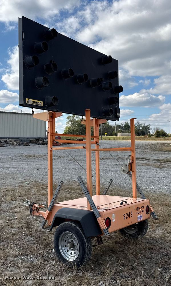 image for item EN0656 Allmand 2200 ALT arrow board trailer