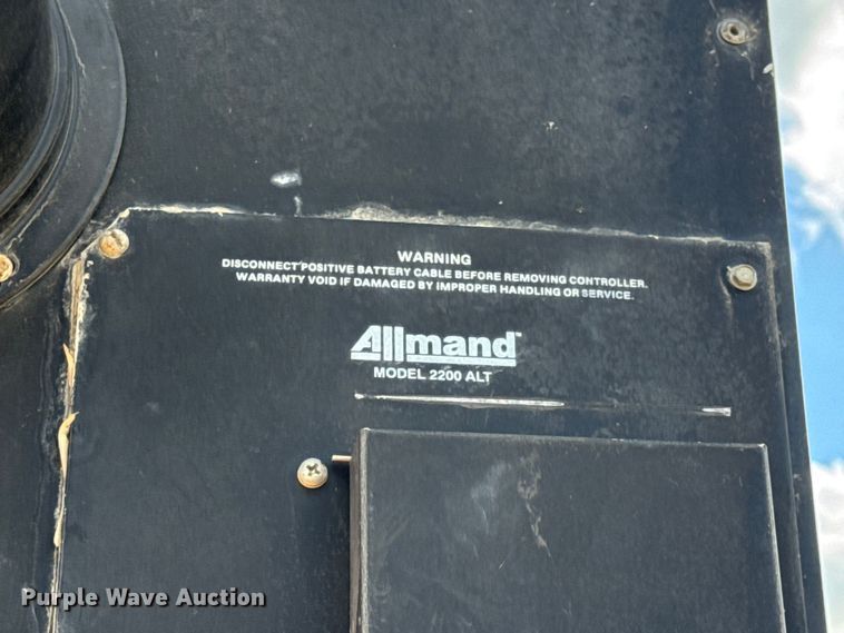 image for item EN0656 Allmand 2200 ALT arrow board trailer