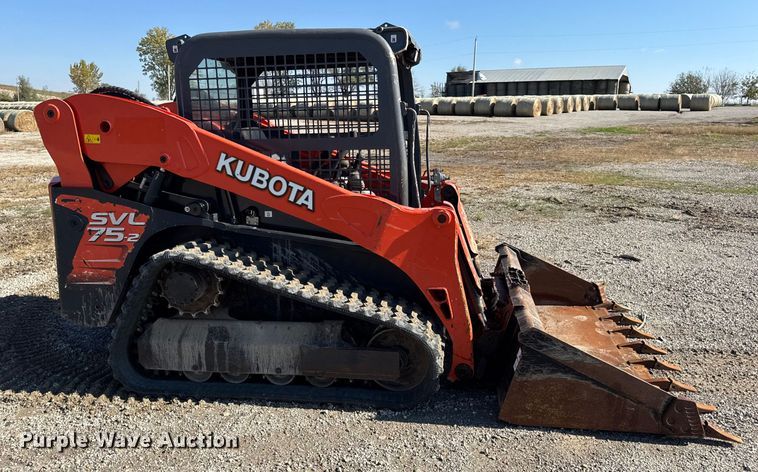 MINI CARGADOR SOBRE ORUGAS 2019 KUBOTA SVL752