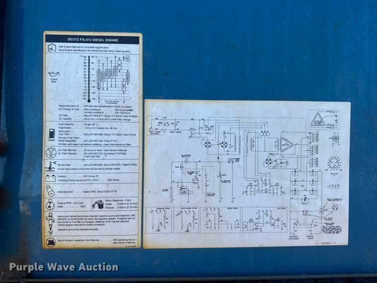 image for item EN0678 Miller Big Blue 400D welder/generator