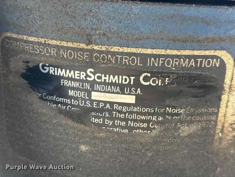 image for item EN0683 Grimmer Schmidt 185DR air compressor