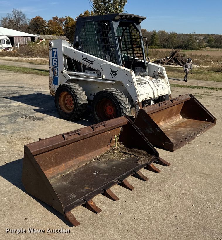 image for item EN0695 1995 Bobcat 763 skid steer loader