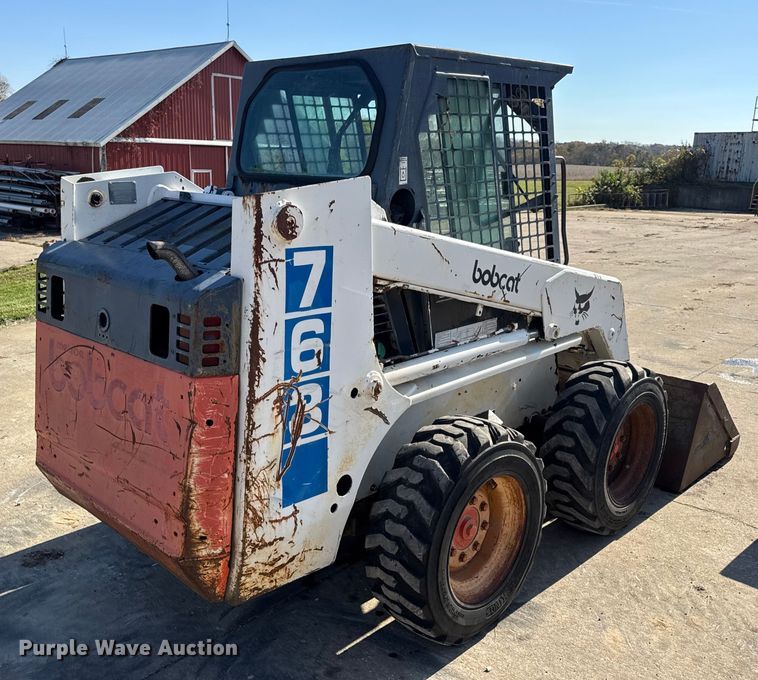 image for item EN0695 1995 Bobcat 763 skid steer loader