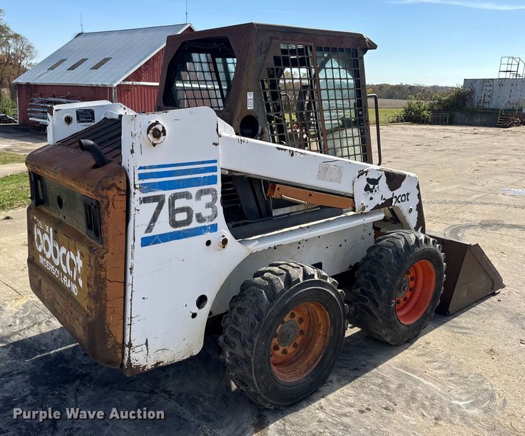 image for item EN0696 1997 Bobcat 763 skid steer loader