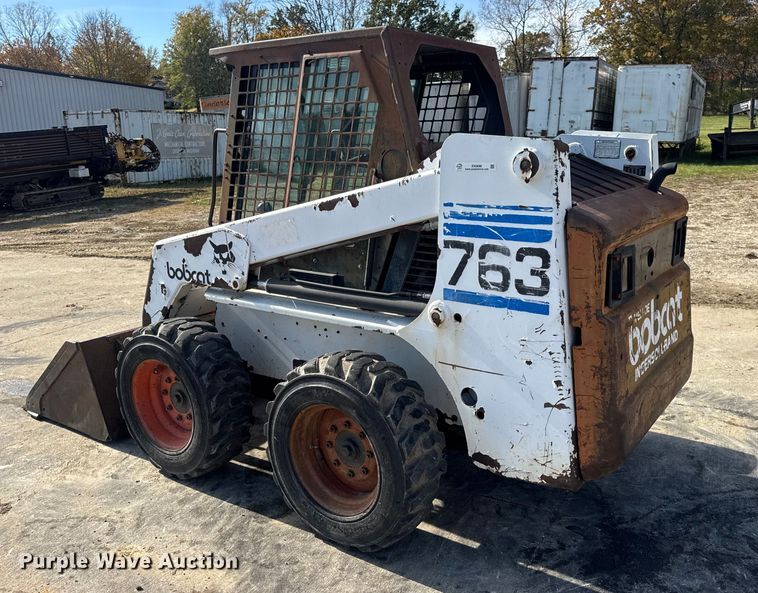 image for item EN0696 1997 Bobcat 763 skid steer loader