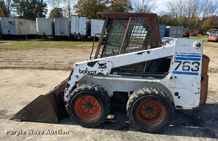 image for item EN0696 1997 Bobcat 763 skid steer loader