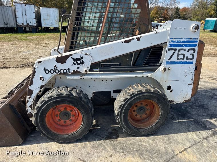 image for item EN0696 1997 Bobcat 763 skid steer loader