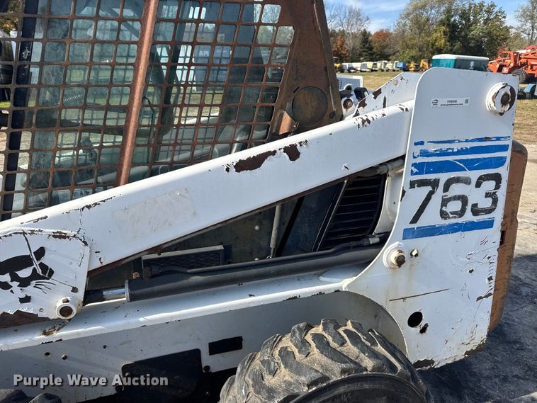 image for item EN0696 1997 Bobcat 763 skid steer loader