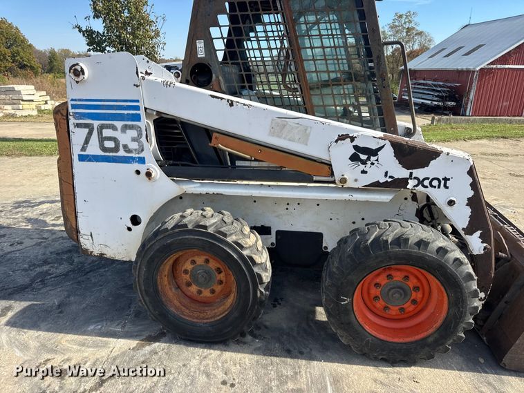 image for item EN0696 1997 Bobcat 763 skid steer loader
