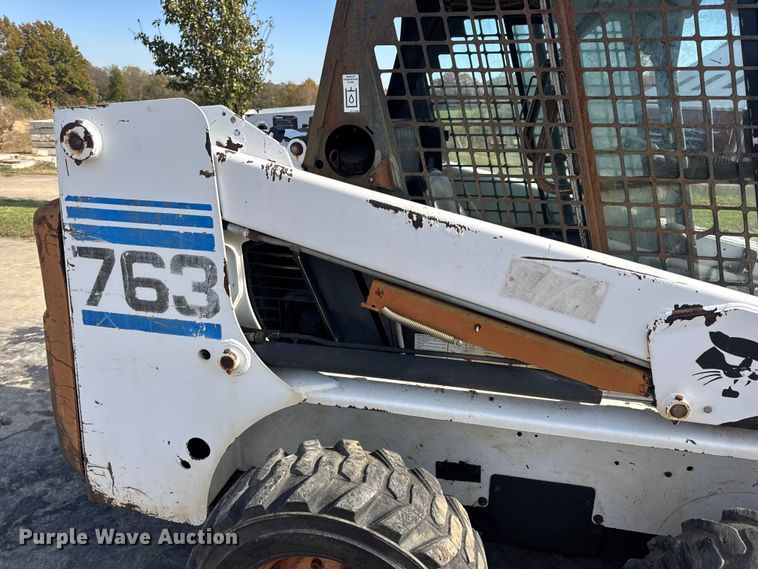 image for item EN0696 1997 Bobcat 763 skid steer loader