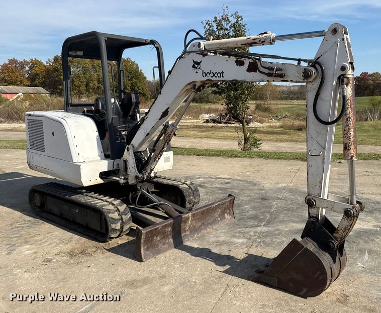 image for item EN0698 1995 Bobcat 331 mini excavator
