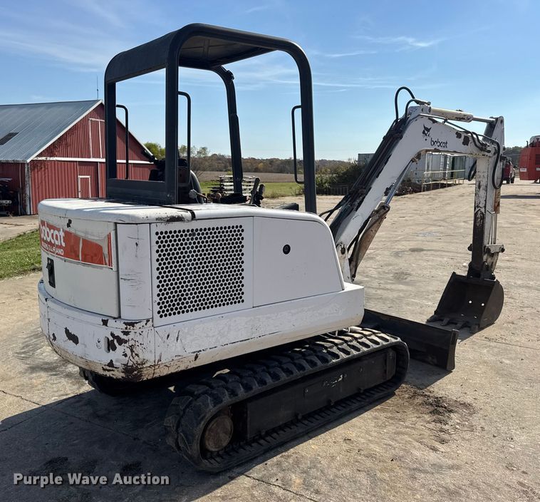 image for item EN0698 1995 Bobcat 331 mini excavator