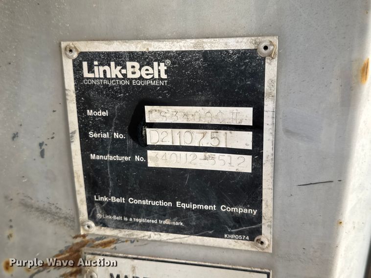 image for item EN0701 Link-Belt LS3400CII excavator