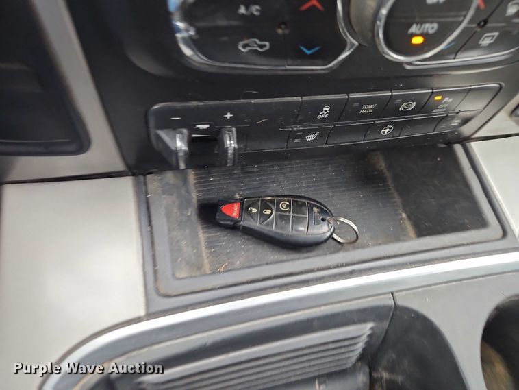 image for item EO4745 2018 RAM 3500 Crew Cab flatbed pickup truck