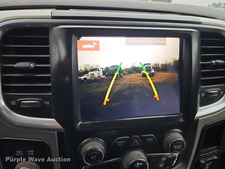 image for item EO4745 2018 RAM 3500 Crew Cab flatbed pickup truck