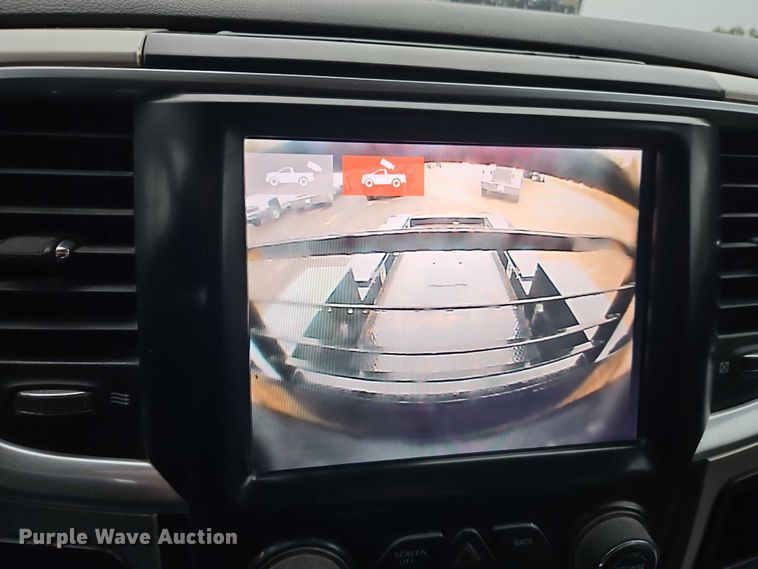 image for item EO4745 2018 RAM 3500 Crew Cab flatbed pickup truck