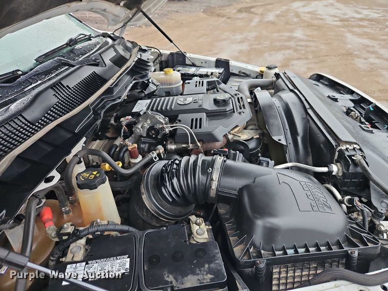 image for item EO4745 2018 RAM 3500 Crew Cab flatbed pickup truck