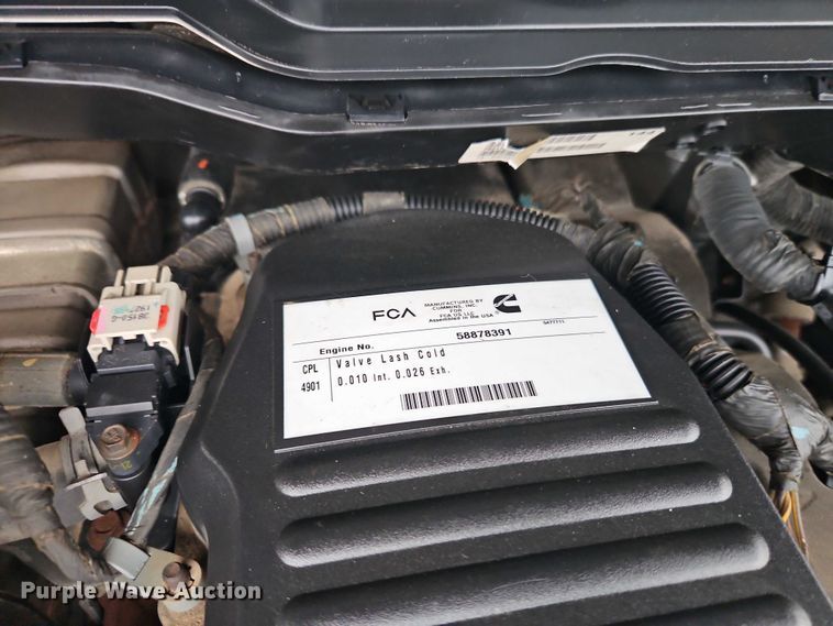 image for item EO4745 2018 RAM 3500 Crew Cab flatbed pickup truck