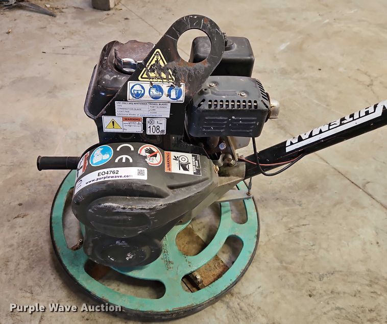 image for item EO4762 2021 Whiteman CA4HC power trowel