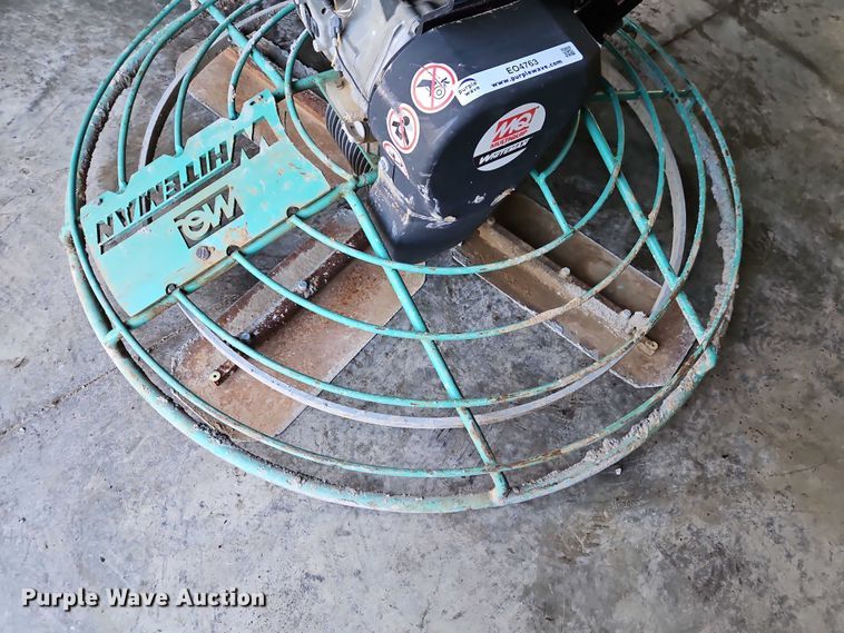 image for item EO4763 Whiteman power trowel