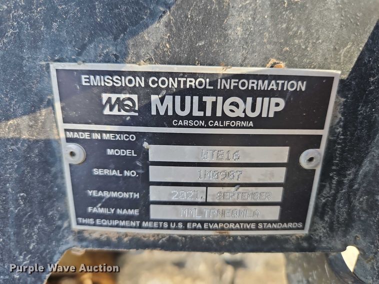 image for item EO4770 2021 Whiteman WTB16 concrete buggy