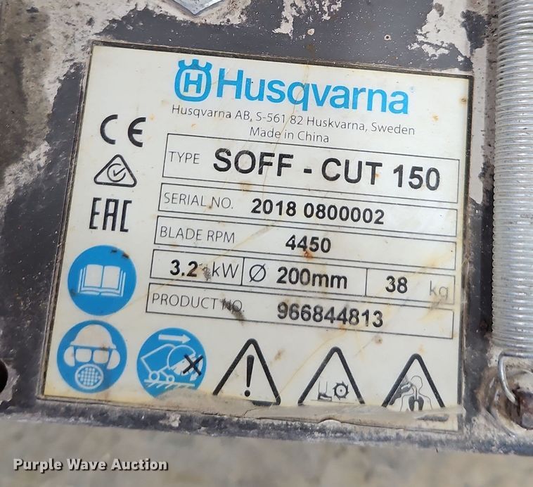 image for item EO4774 (3) Husqvarna concrete saws