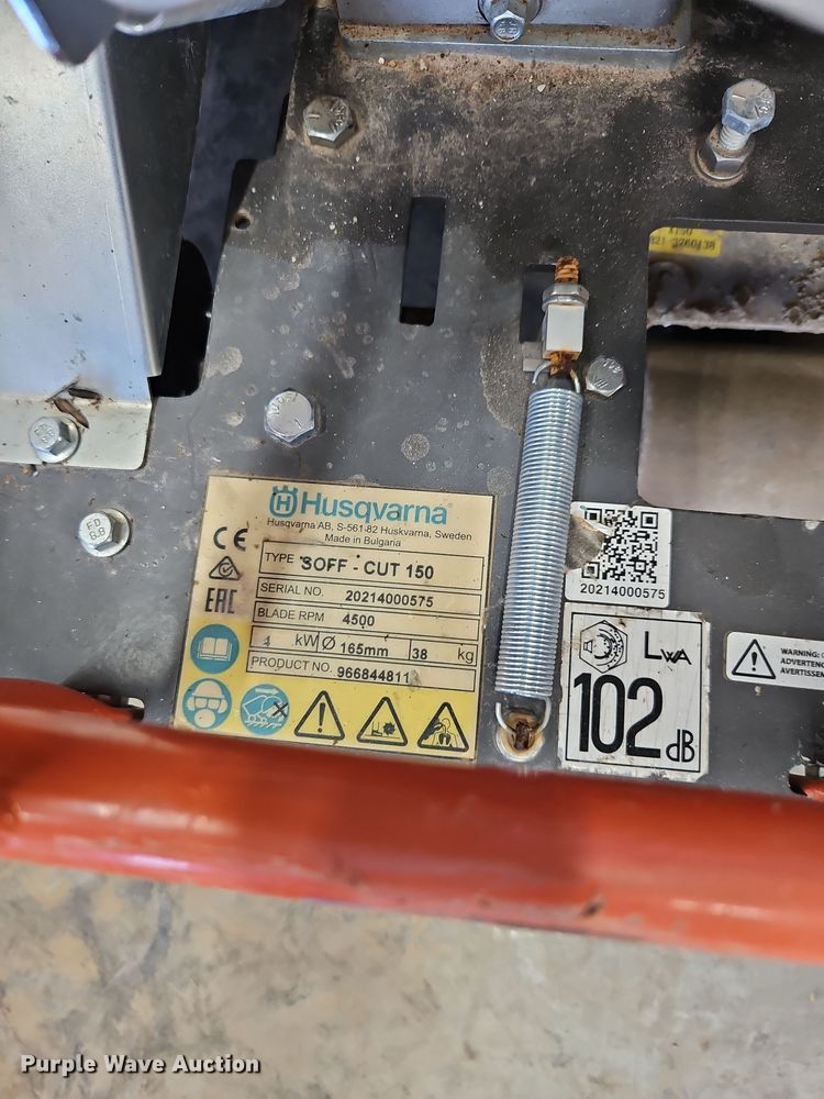 image for item EO4774 (3) Husqvarna concrete saws