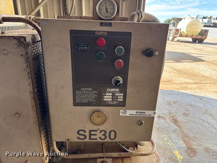 image for item EP0898 Curtis SE30 rotary screw air compressor