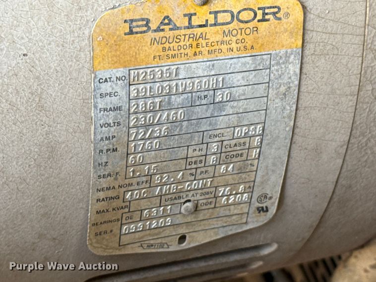 image for item EP0898 Curtis SE30 rotary screw air compressor