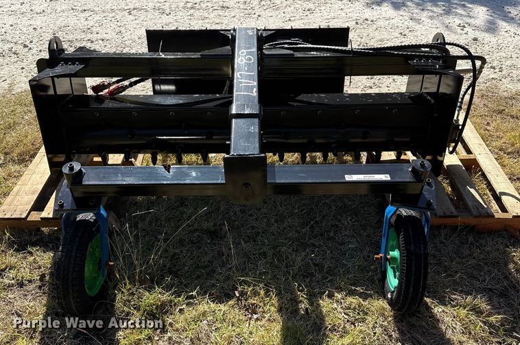 image for item EP0950 2025 GIYI GY-PR71 skid steer power rake