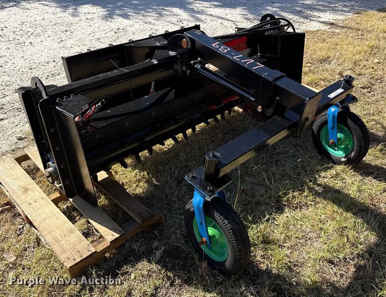 image for item EP0950 2025 GIYI GY-PR71 skid steer power rake