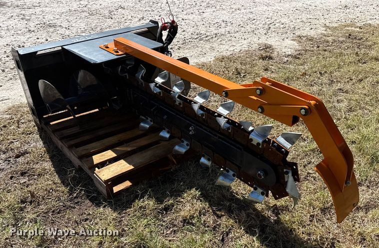 image for item EP0954 2024 Wolverine TCR-12-48H skid steer trencher