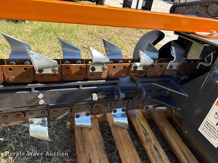 image for item EP0954 2024 Wolverine TCR-12-48H skid steer trencher