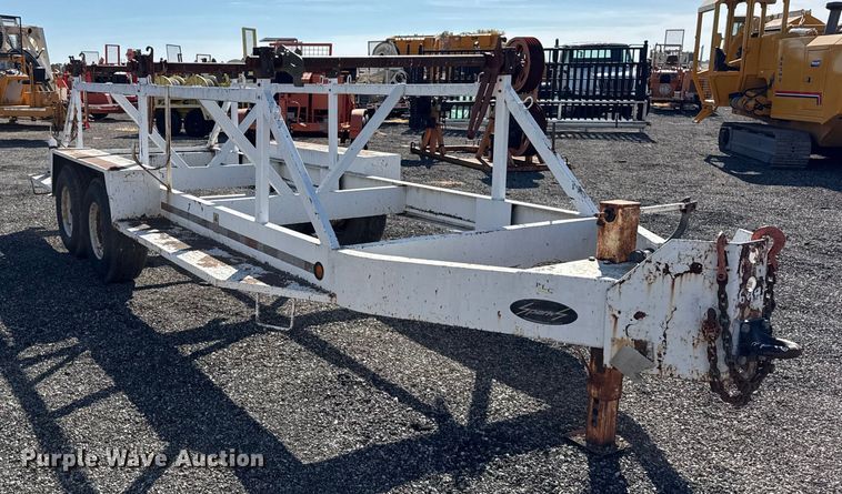 image for item ER0218 1994 Kiefer Built reel trailer