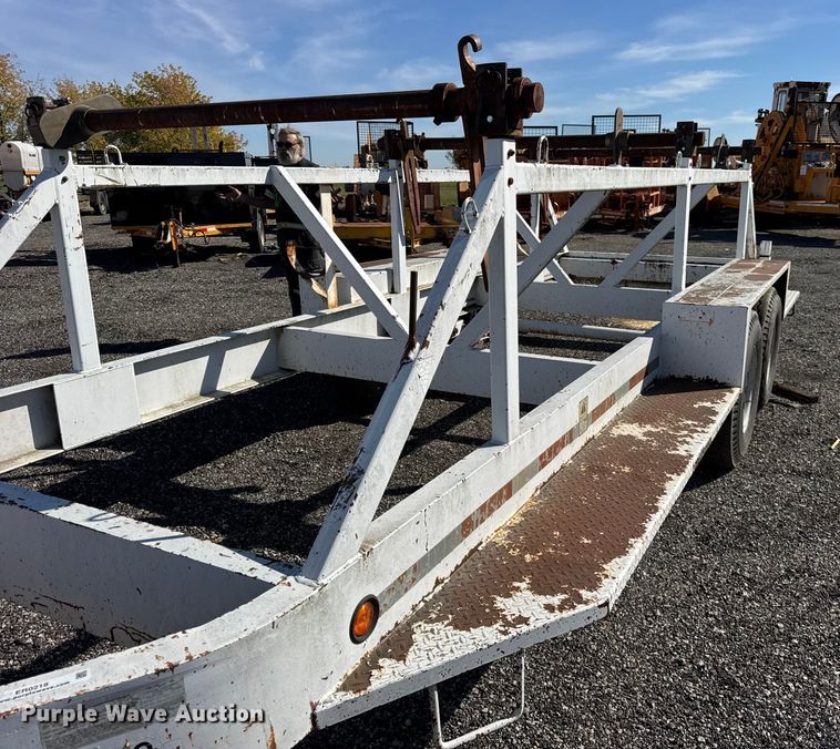 image for item ER0218 1994 Kiefer Built reel trailer