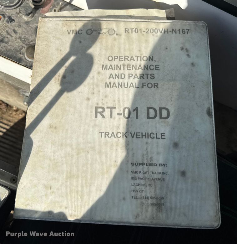 image for item ER0220 VMC Right Track RT01-DD mini digger derrick