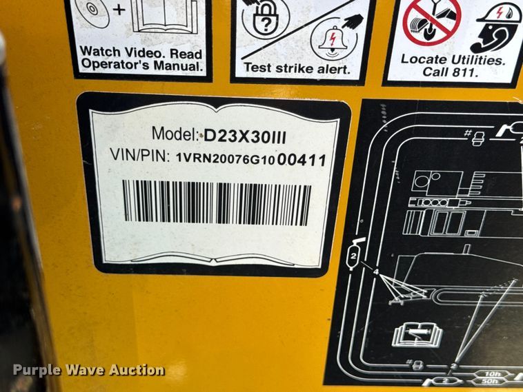 image for item ER0226 2016 Vermeer D23X30III directional boring unit