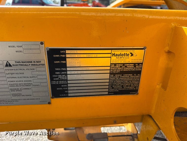 image for item ER0229 2023 Haulotte 4527A boom lift