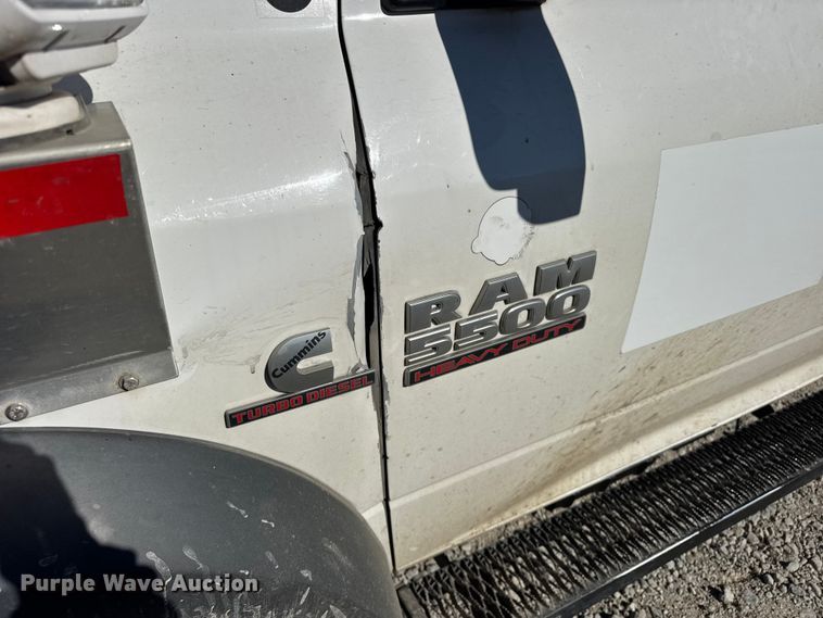 image for item ER0234 2016 RAM 5500 bucket truck