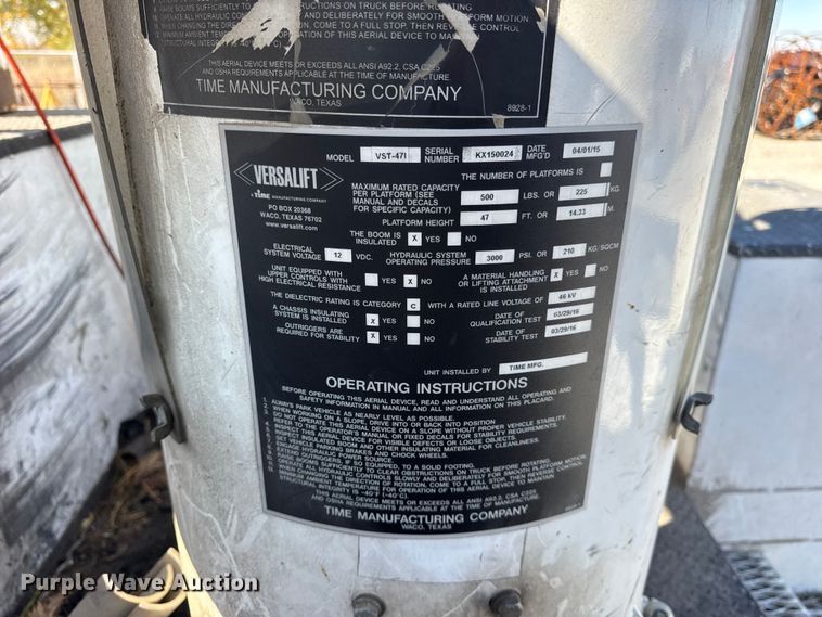 image for item ER0234 2016 RAM 5500 bucket truck