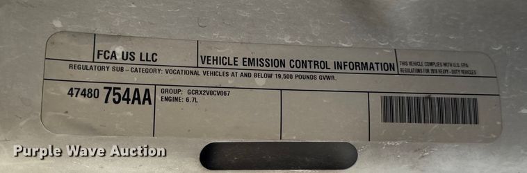 image for item ER0234 2016 RAM 5500 bucket truck