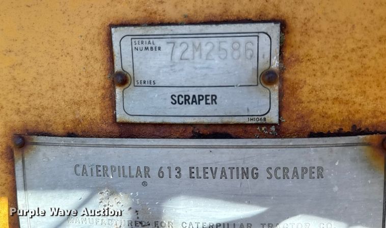 image for item ER0247 Caterpillar 613 elevating scraper