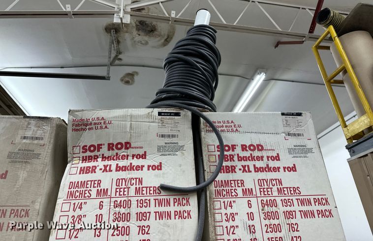 image for item ES1008 (12) boxes of backer rod