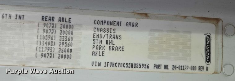 image for item ES2527 2005 Freightliner M2 dump truck