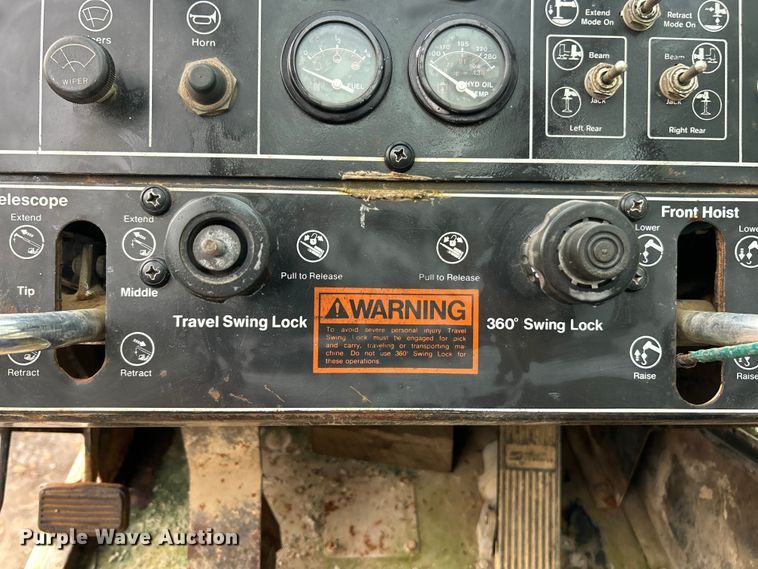 image for item ET3207 1984 Link-Belt HTC-814 crane