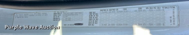 image for item ET6511 2009 Freightliner Business Class M2 Chipper truck