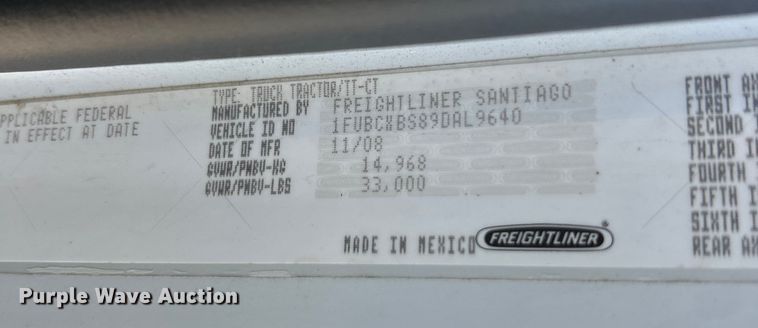 image for item ET6511 2009 Freightliner Business Class M2 Chipper truck