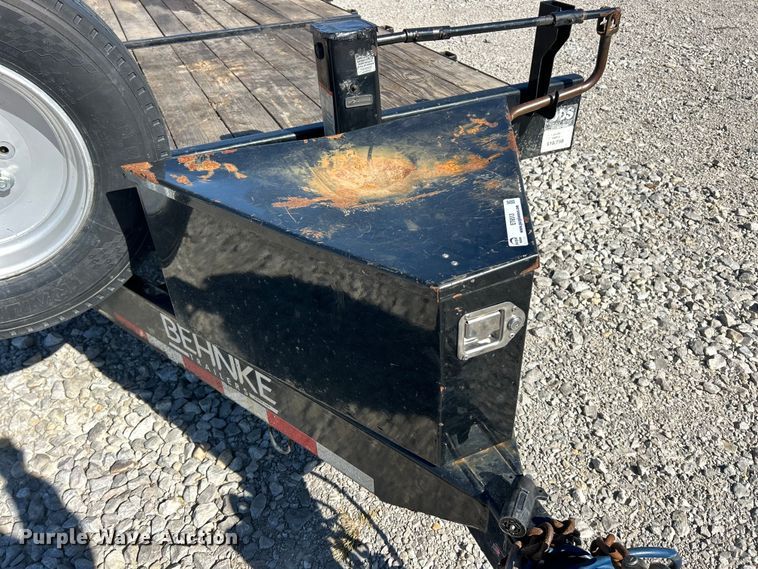 image for item ET6513 2023 Behnke 870 tilt deck equipment trailer