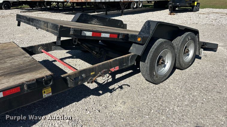 image for item ET6513 2023 Behnke 870 tilt deck equipment trailer