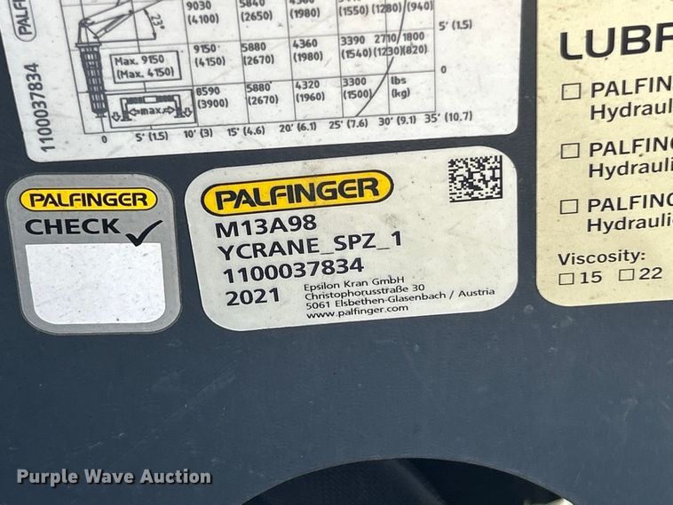 image for item ET6518 2012 Western Star 4900SB grapple crane truck